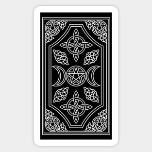 Triple moon Goddess Tapestry Sticker